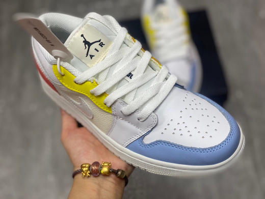 夏日特惠💰430 公司级 # Air Jordan 1 Low 彩色拼接DJ6909-100 商品图3