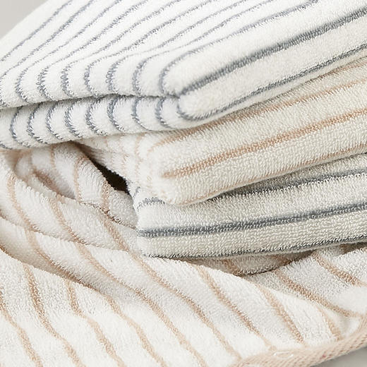 【母婴】洁丽雅（Grace）毛巾家纺经典条纹系列纯棉强吸水毛巾 商品图1