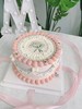 【生日蛋糕】复古风小花手绘款 商品缩略图0