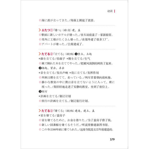 【日语高考】日语新课标高考必备词汇释义手册 商品图2