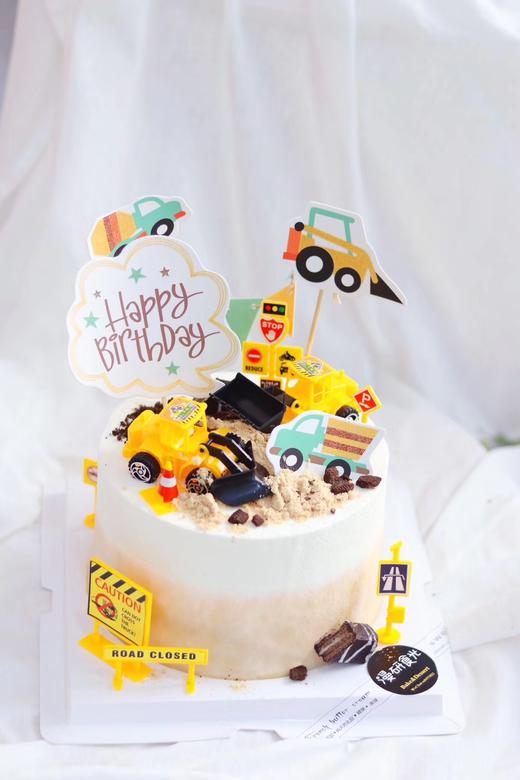 【生日蛋糕】挖掘机主题蛋糕 商品图0