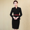 XZ-XS-368空姐制服套裙酒店前台工装美容院售楼部职业装套装工作服女秋冬季 商品缩略图2