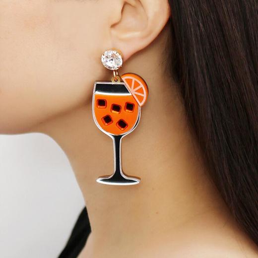 北京仓｜Jennifer Loiselle-Aperol Spritz-鸡尾酒 耳环［英国设计师］ 商品图2