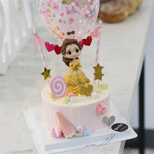 【生日蛋糕】迪士尼贝尔公主 商品图0