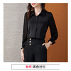 XZ-AL-652294379267白色衬衣春秋职业时尚洋气正装工作服雪纺垂感气质显瘦长袖衬衫女 商品缩略图5
