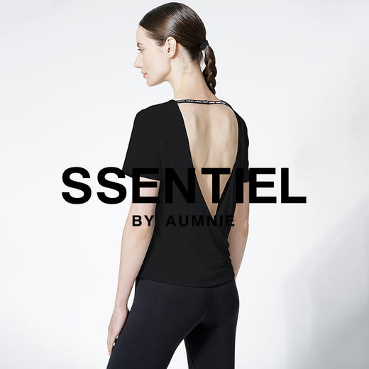 露背交叉重叠T恤罩衫 / OPEN BACK WRAP TEE 商品图1