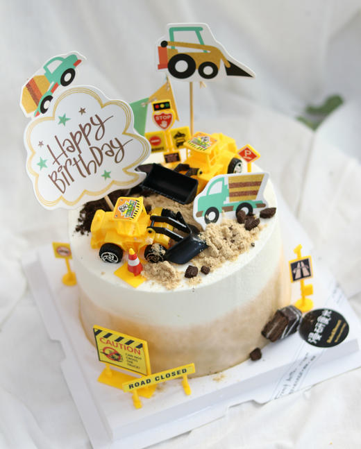 【生日蛋糕】挖掘机主题蛋糕 商品图2