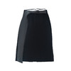 【月夜下】光泽黑不规则曲线立裁拼皮高腰半裙/000107A 商品缩略图4