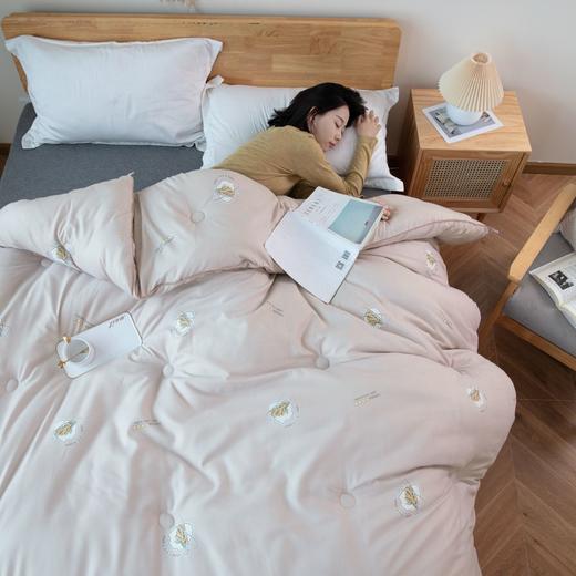 驱寒生姜被 生姜驱寒被 融入生姜精华 提高睡眠质量 亲肤面料 蓬松保暖  透气舒适 商品图4