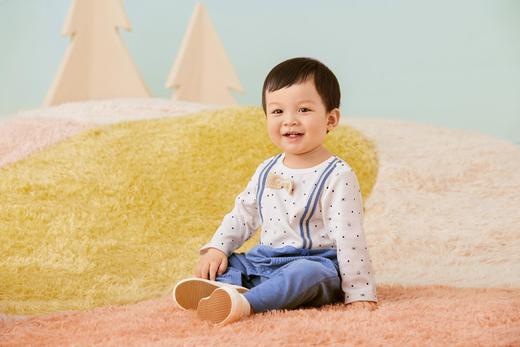 英氏-童衣类（秋）E1英针长蛤英氏白90CM 商品图1