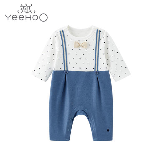 英氏-童衣类（秋）E1英针长蛤英氏白90CM 商品图0