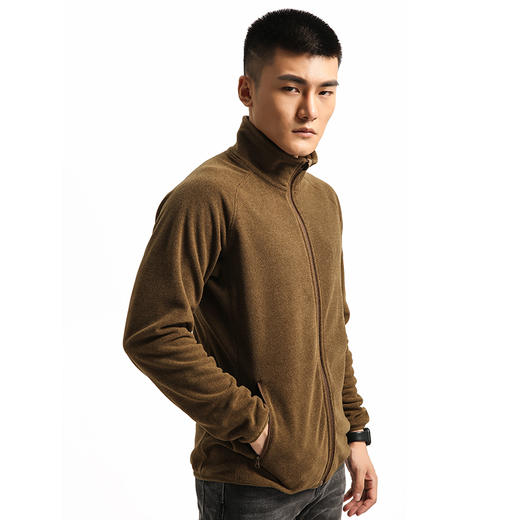 21AW新品上市！！-鹰爪秋冬新品抓绒衣男士外套立领开衫户外加厚保暖双面摇粒绒 探险者 商品图2