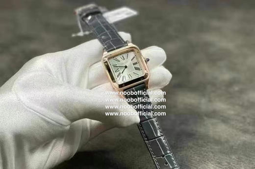 F1新款2020卡di亚 杜蒙山度士加大号薄款手表，长度46.6×宽度33.9mm，厚度8.5mm，男士腕表，意大利纯手工牛皮，机芯密底 商品图4