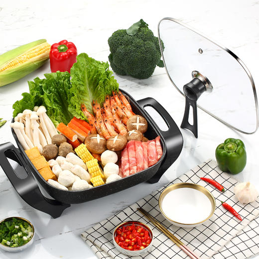 TCL 乐膳麦饭石电火锅TH-JM1655H 商品图4