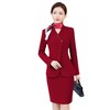 XZ-XS-356职业马甲套装秋冬装时尚气质酒店前台工装正装西装美容师工作服女 商品缩略图4