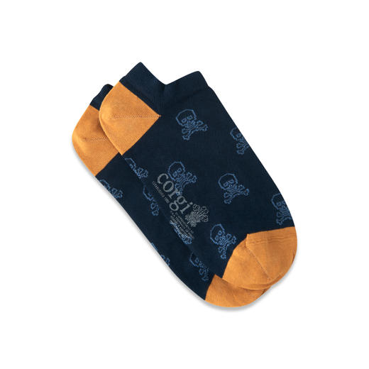 CORGI英国进口 男女同款袜子英伦风动物印花薄款船袜春秋季 商品图2