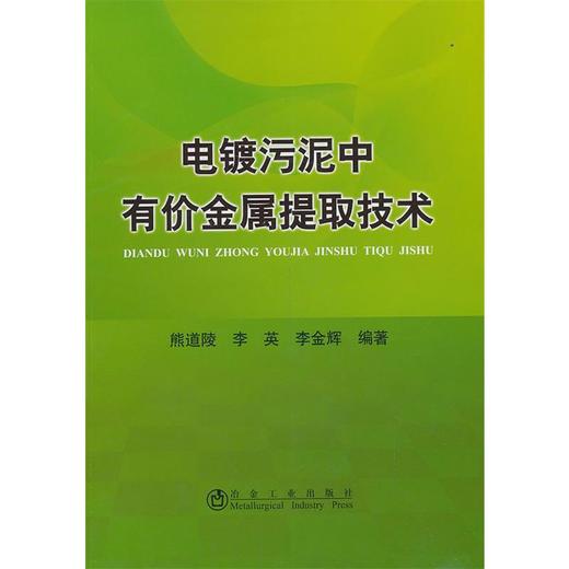 电镀污泥中有价金属提取技术/熊道陵 李英 李金辉 商品图0