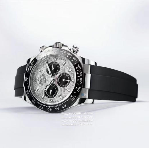 NOOB official➕Factory 品质劳力士Rolex 陨石盘 迪通拿系列⌛️强冰蓝夜光！【直径】40mm【机芯】搭载定制版4130全自动机械机芯【圈口】进口精抛光圈/陶瓷圈 商品图5