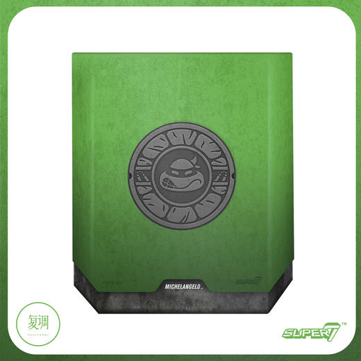 现货 Super7 忍者神龟 终极版系列 3 米开朗基罗 牛头 商品图6