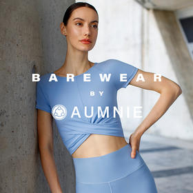 裸感前环绕短袖上衣 / SS NUDE FRONT WRAP TEE 裸感系列