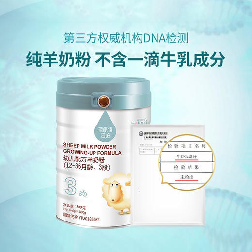 韩国进口蓓康僖启铂幼儿配方羊奶粉3段 800g 商品图2