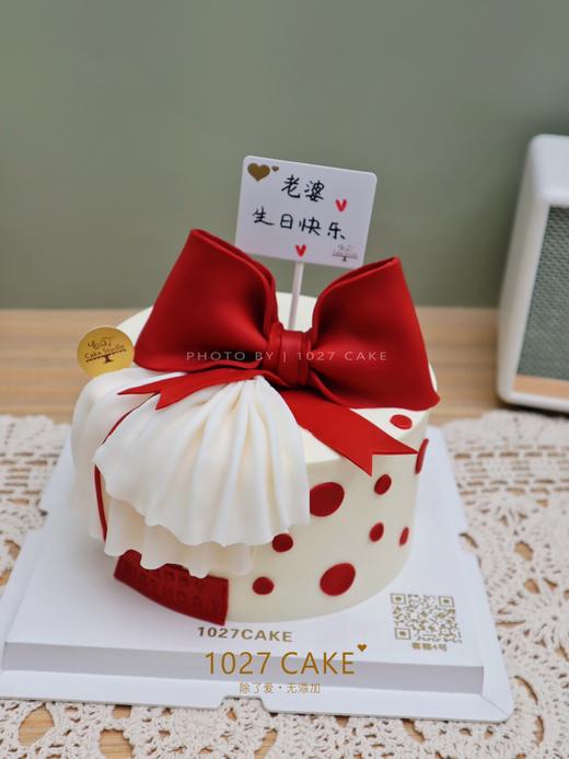 1027CAKE | 翻糖 蝴蝶结 蛋糕 复古款式 颜色可以更改 商品图3