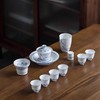 【彼岸花开盖碗套组】【清莲/子母线】手绘茶具套装 现代简约12头陶瓷干泡茶具盖碗组 商品缩略图1