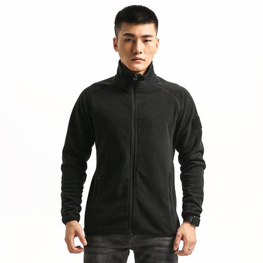 21AW新品上市！！-鹰爪秋冬新品抓绒衣男士外套立领开衫户外加厚保暖双面摇粒绒 探险者 商品图3