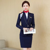 XZ-XS-335职业装套装女空乘面试马甲套装高铁服装酒店前台工装美容师工作服 商品缩略图2
