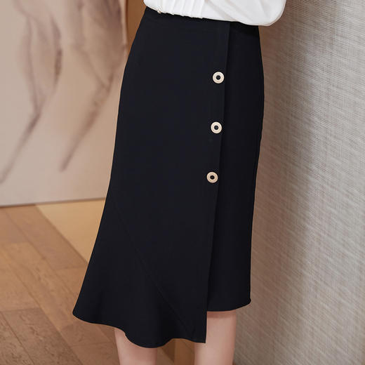 XZ-AL-651878535476秋季新款白色雪纺衬衫女设计感小众打底衬衣时尚洋气职业上衣 商品图6