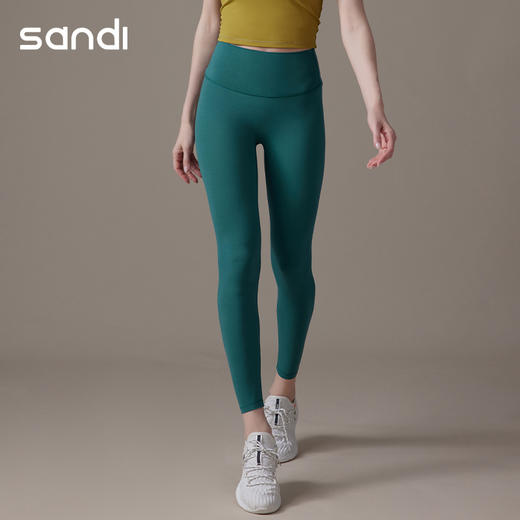 SANDI品牌裸感磨毛瑜伽九分裤SU21H12 商品图1