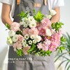 【烟火星辰】香草沙拉小雏菊2 伊人康乃馨5 白色洋桔梗6朵 白色绿心小雏菊2 粉色星太子1 随机送青梅叶3（王嘻嘻设计） 商品缩略图0