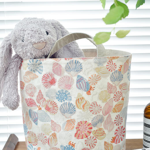 帆布提手桌面收纳筐手工收纳 商品图0