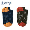 CORGI英国进口 男女同款袜子英伦风动物印花薄款船袜春秋季 商品缩略图0
