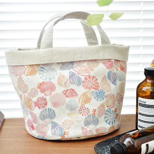 帆布提手桌面收纳筐手工收纳 商品图1