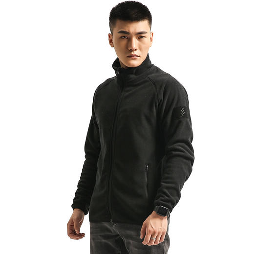 21AW新品上市！！-鹰爪秋冬新品抓绒衣男士外套立领开衫户外加厚保暖双面摇粒绒 探险者 商品图4