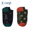 CORGI英国进口 男女同款袜子英伦风动物印花薄款船袜春秋季 商品缩略图1
