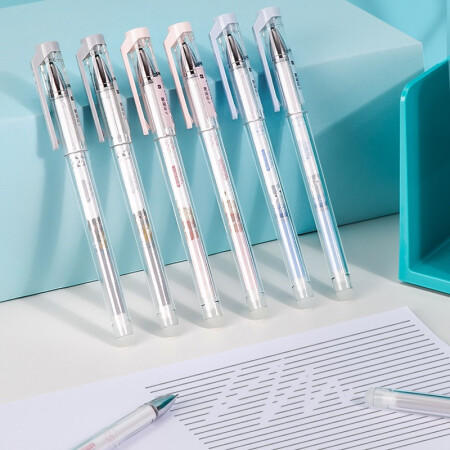 得力(deli)文具0.5mm毛衣熊系列魔力热可擦笔 学生全针管中性笔水笔签字笔 黑色 12支/盒A651 商品图1