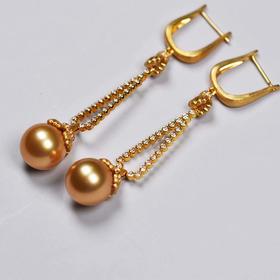 维纳斯诞生金珍珠耳环【现货】