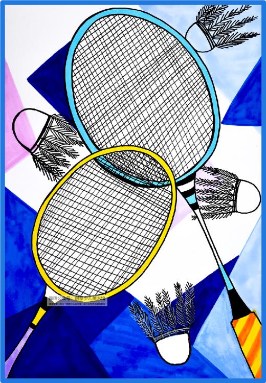 5-7岁创意线描《我的羽毛球拍》【自动发货：下单后，点击手机短信中收到的链接，即可获取文件下载的链接；如有任何问题，可添加客服微信hm33268获得帮助】 商品图0