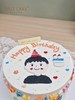 1027CAKE |  手绘蛋糕  Q版人像 送男朋友/老公 可更改 单人手绘 商品缩略图1