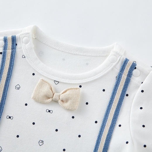 英氏-童衣类（秋）E1英针长蛤英氏白90CM 商品图2