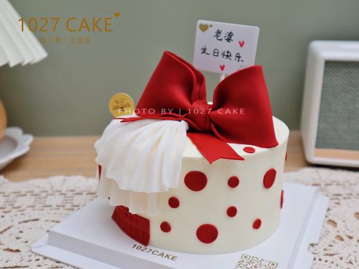 1027CAKE | 翻糖 蝴蝶结 蛋糕 复古款式 颜色可以更改 商品图0
