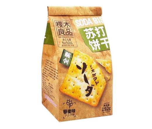 樱木良品 芝士味/藜麦味 苏打饼干192g/包 商品图1
