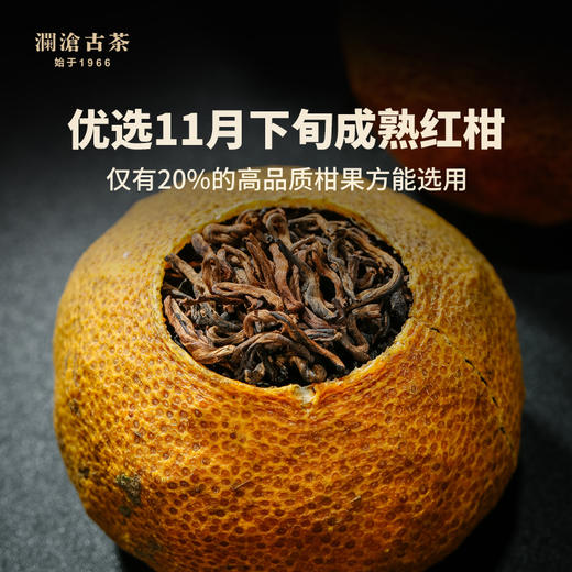 澜沧古茶2018年茶妈妈大红柑陈皮普洱茶熟茶柑普茶橘普茶叶250g 商品图2