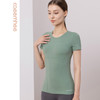 【断码捡漏】卡益裸感磨毛短袖T恤KU03921女士瑜伽服 商品缩略图7