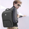 七匹狼男士双肩包 背包15.6英寸笔记本包 商务休闲潮流帆布学生校园运动书包大容量旅行包黑色 CD006087-2A 商品缩略图1