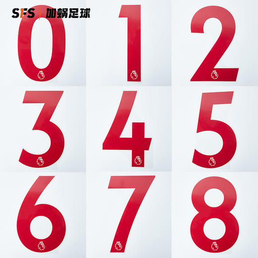 SFS 2019-2021赛季英超联赛球员版红色印号 胶质 个性定制 Avery 商品图0