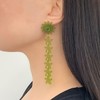 北京仓｜Jennifer Loiselle-Floral- 霜花 耳环（绿色）［英国设计师］ 商品缩略图0