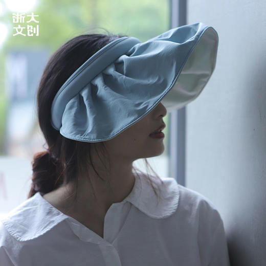 【浙大文创】浙江大学求是鹰贝壳遮阳帽 商品图0